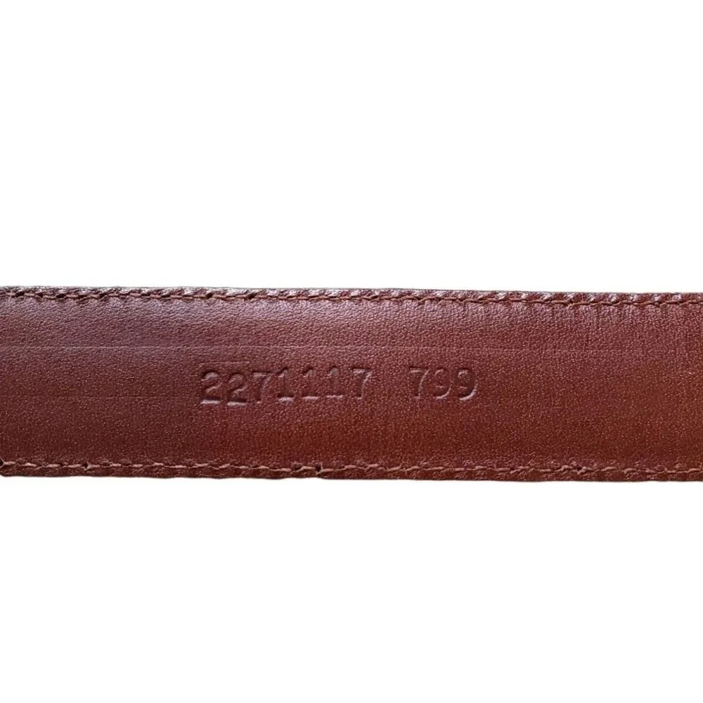 Vintage Ralph Lauren Women's Genuine Alligator Belt Sz 28 Made in Italy 1” Wide
